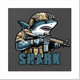 Tactical Shark Posters and Art